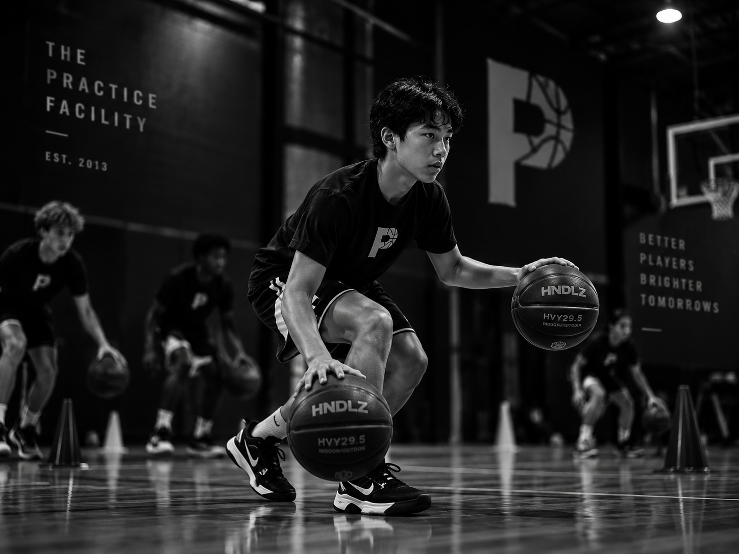 Basketball player training at The Practice Facility