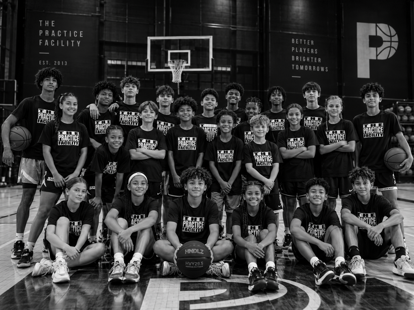 Youth basketball camp at The Practice Facility